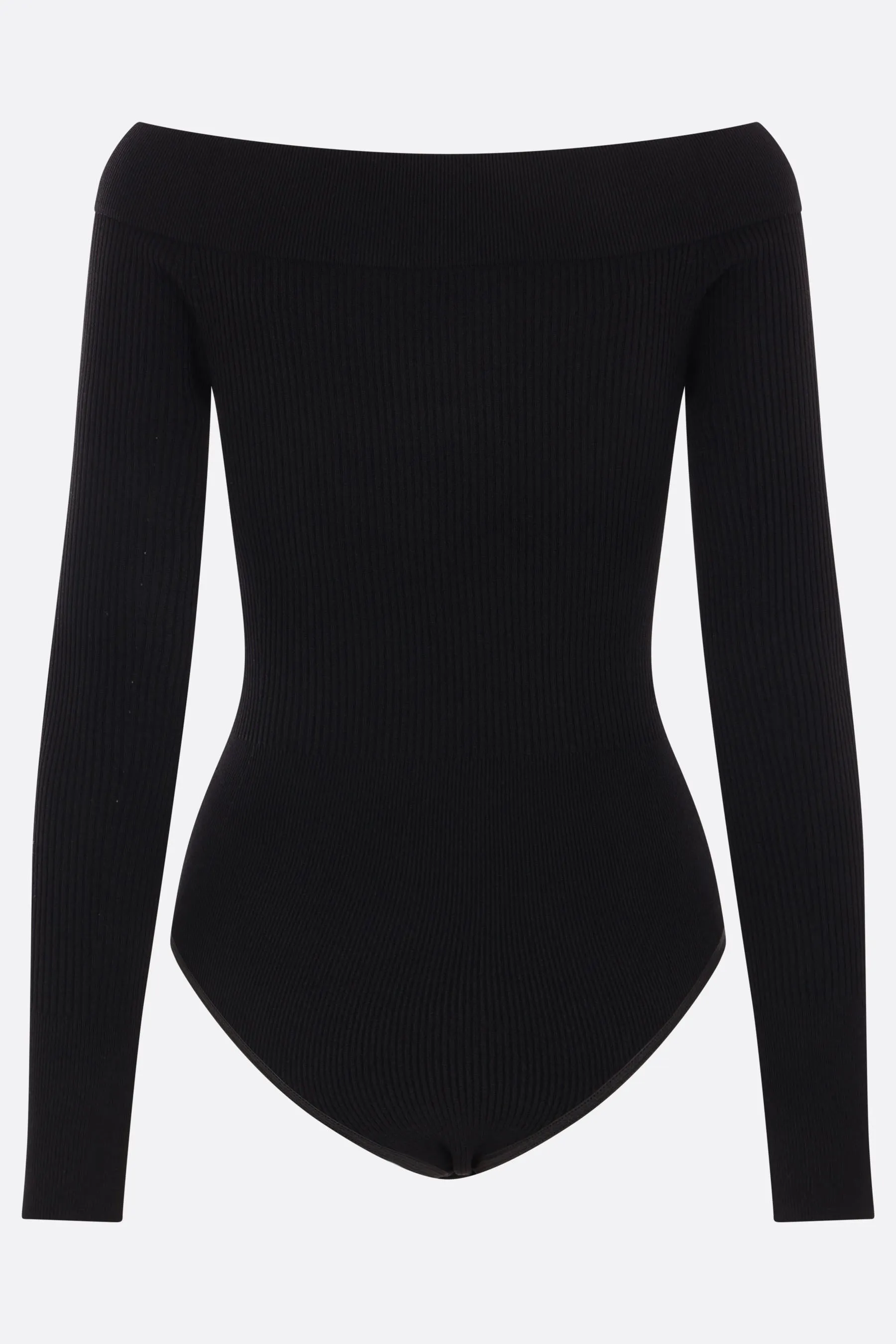 Rib Knit Off-the-Shoulder Bodysuit