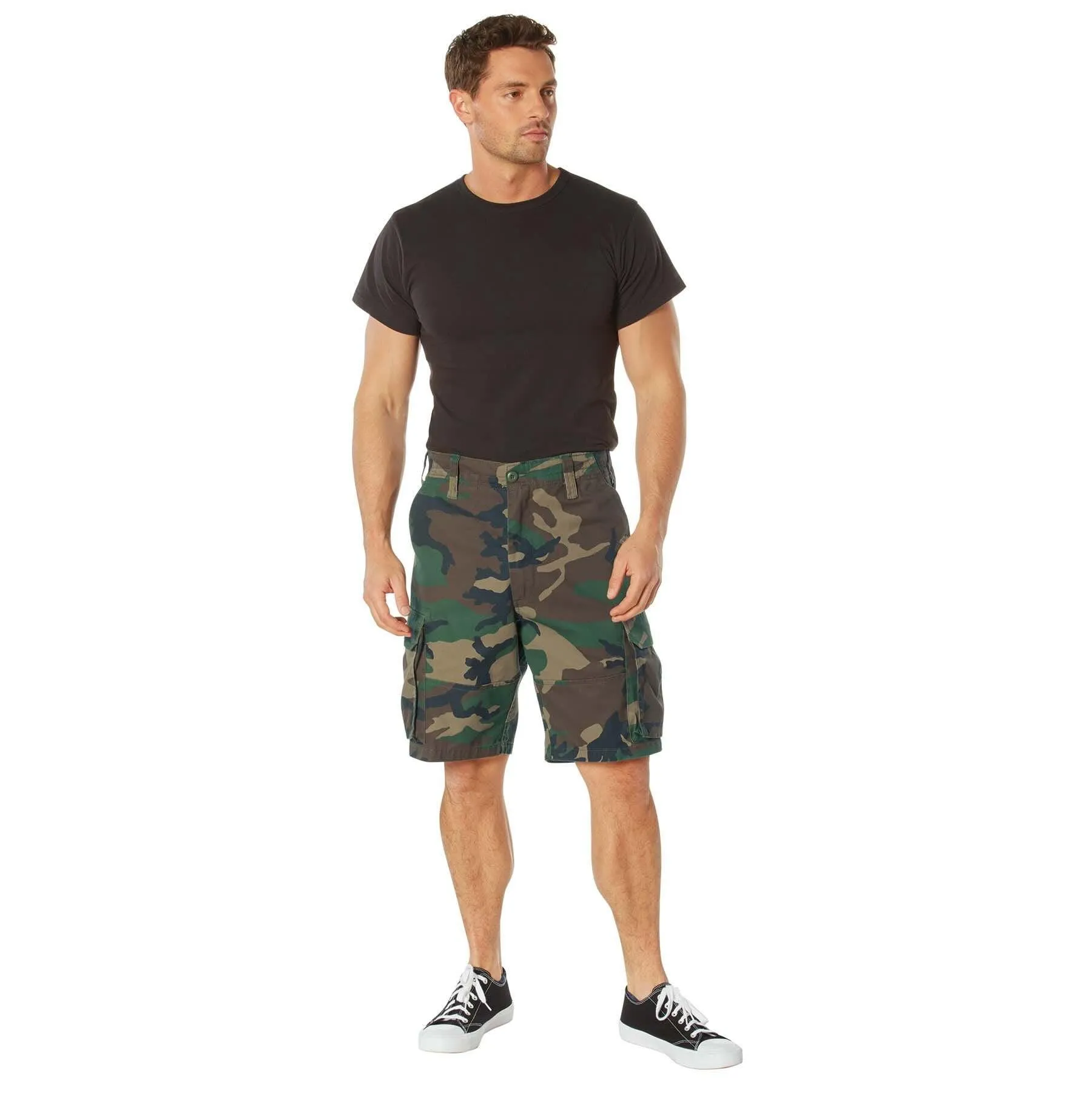 Rothco Vintage Camo Paratrooper Cargo Shorts