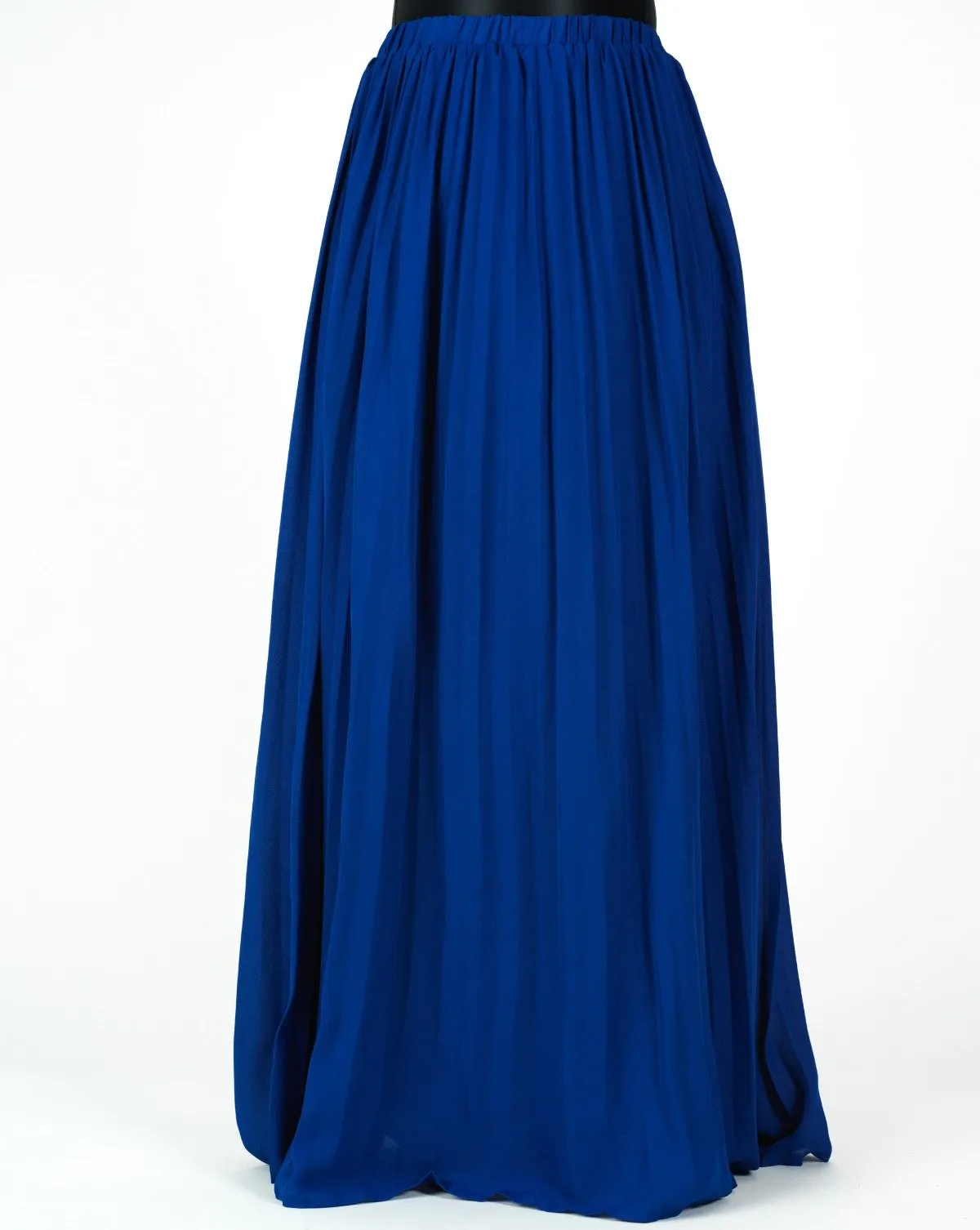 Royal chiffon pleated Maxi Skirt