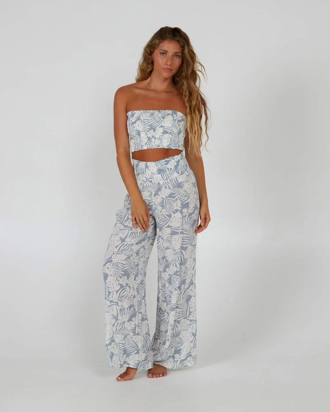 Salty Crew Mainland Smocked Top