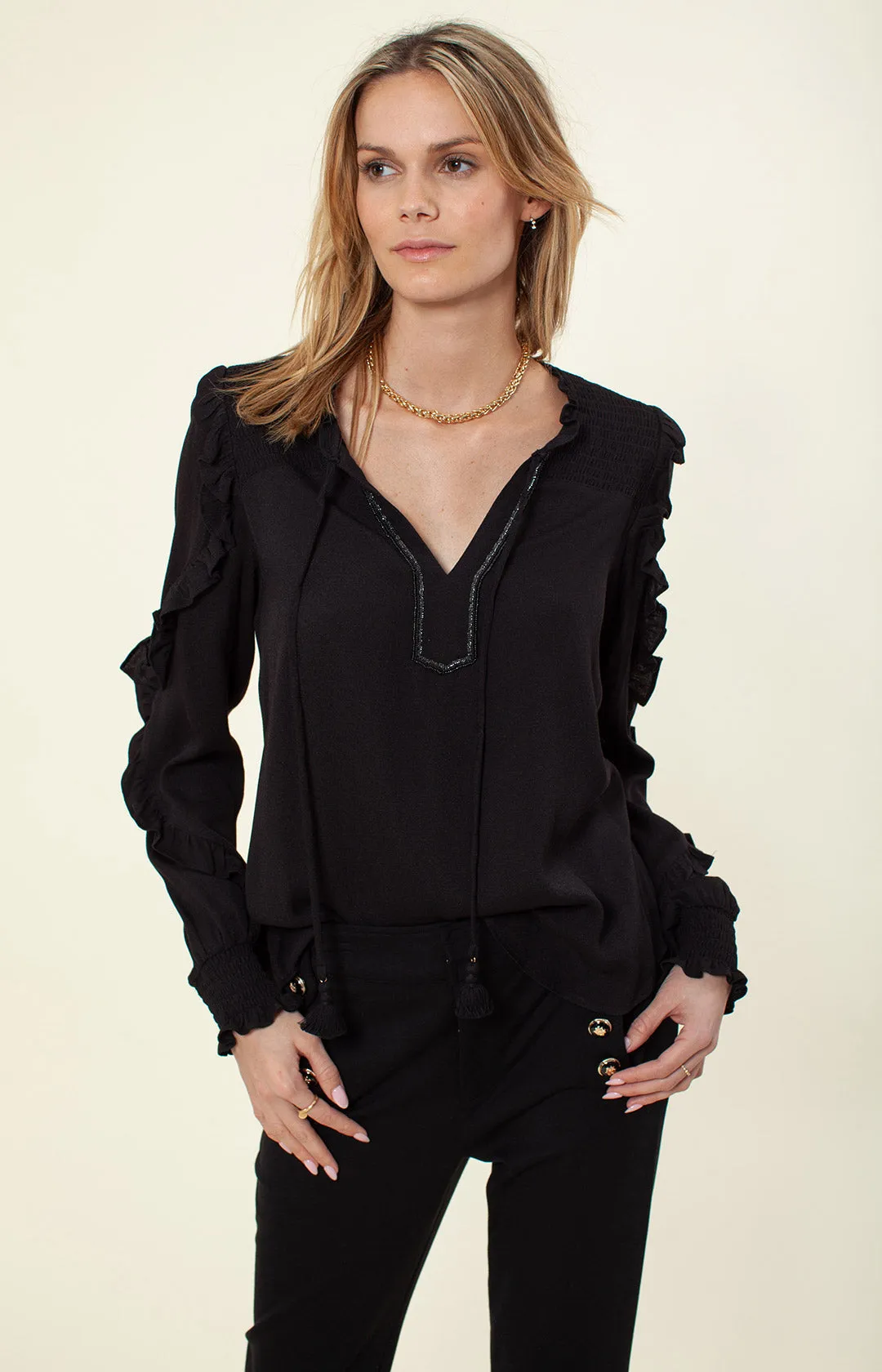 Savanna Solid Top *Beaded*