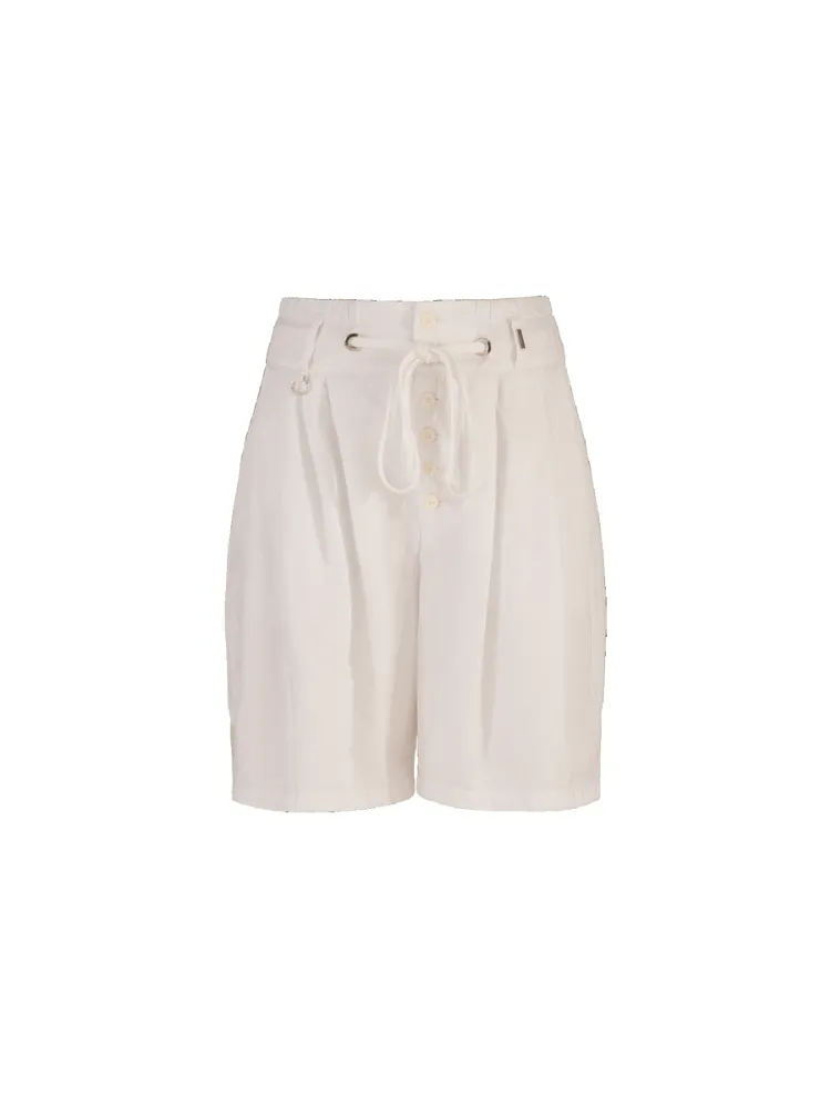 Scanty Bermuda Shorts White