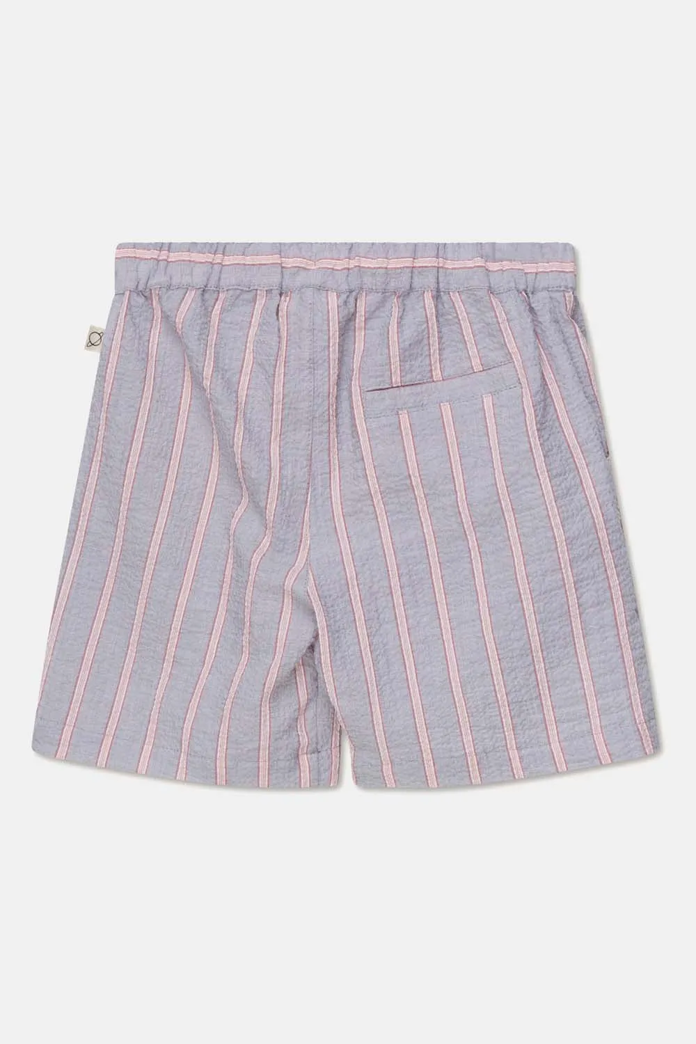 SEERSUCKER STRIPE BERMUDA SHORTS