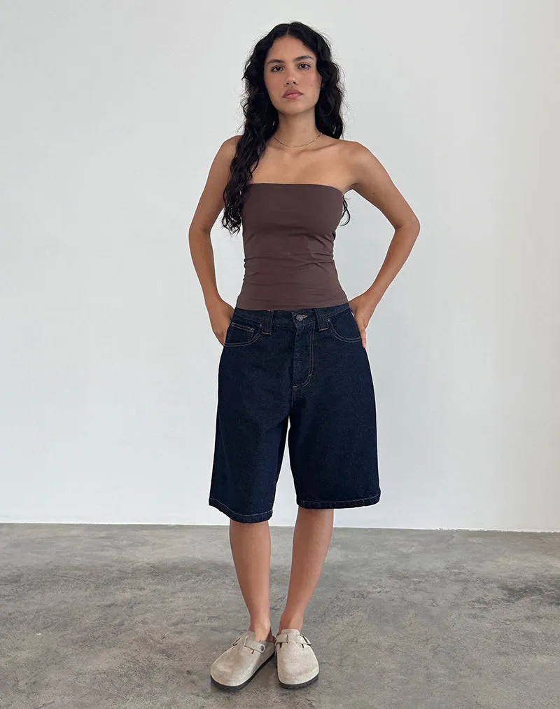 Shaelo Bandeau Top in Deep Mahogany