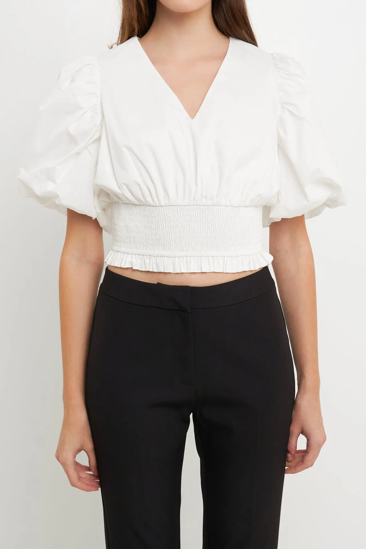Smocked waist Top