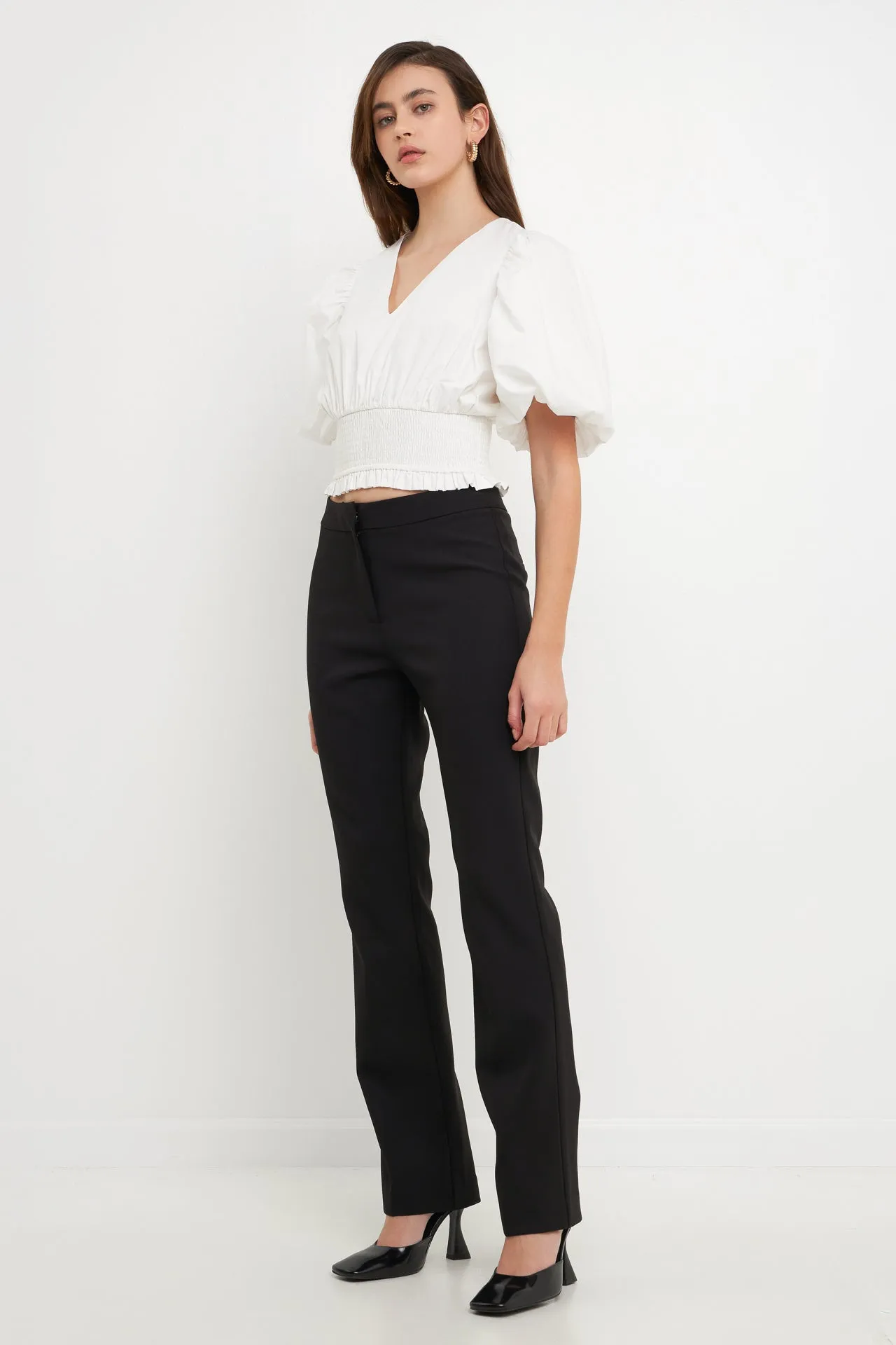 Smocked waist Top