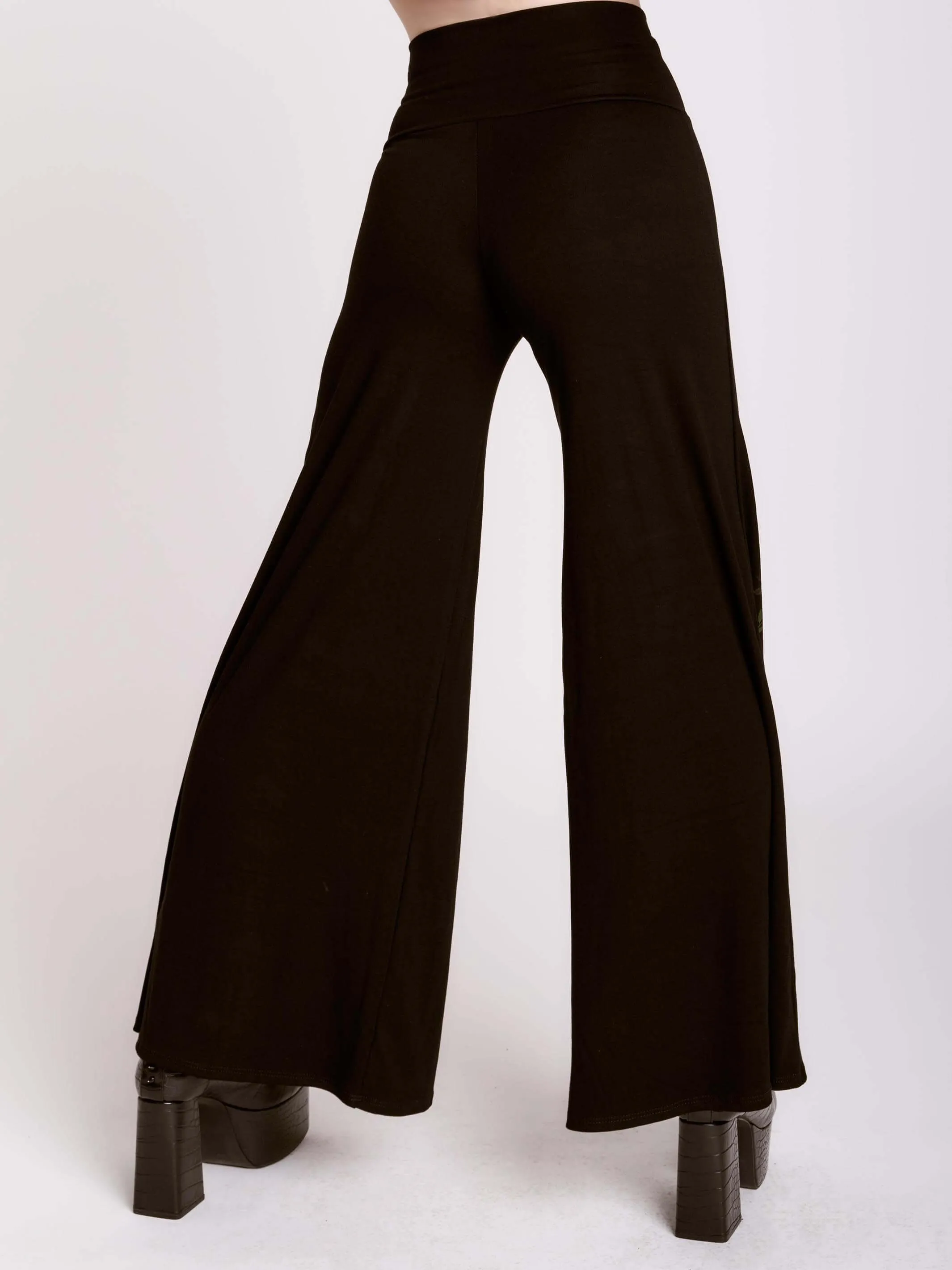 Snake Rose Palazzo Pant
