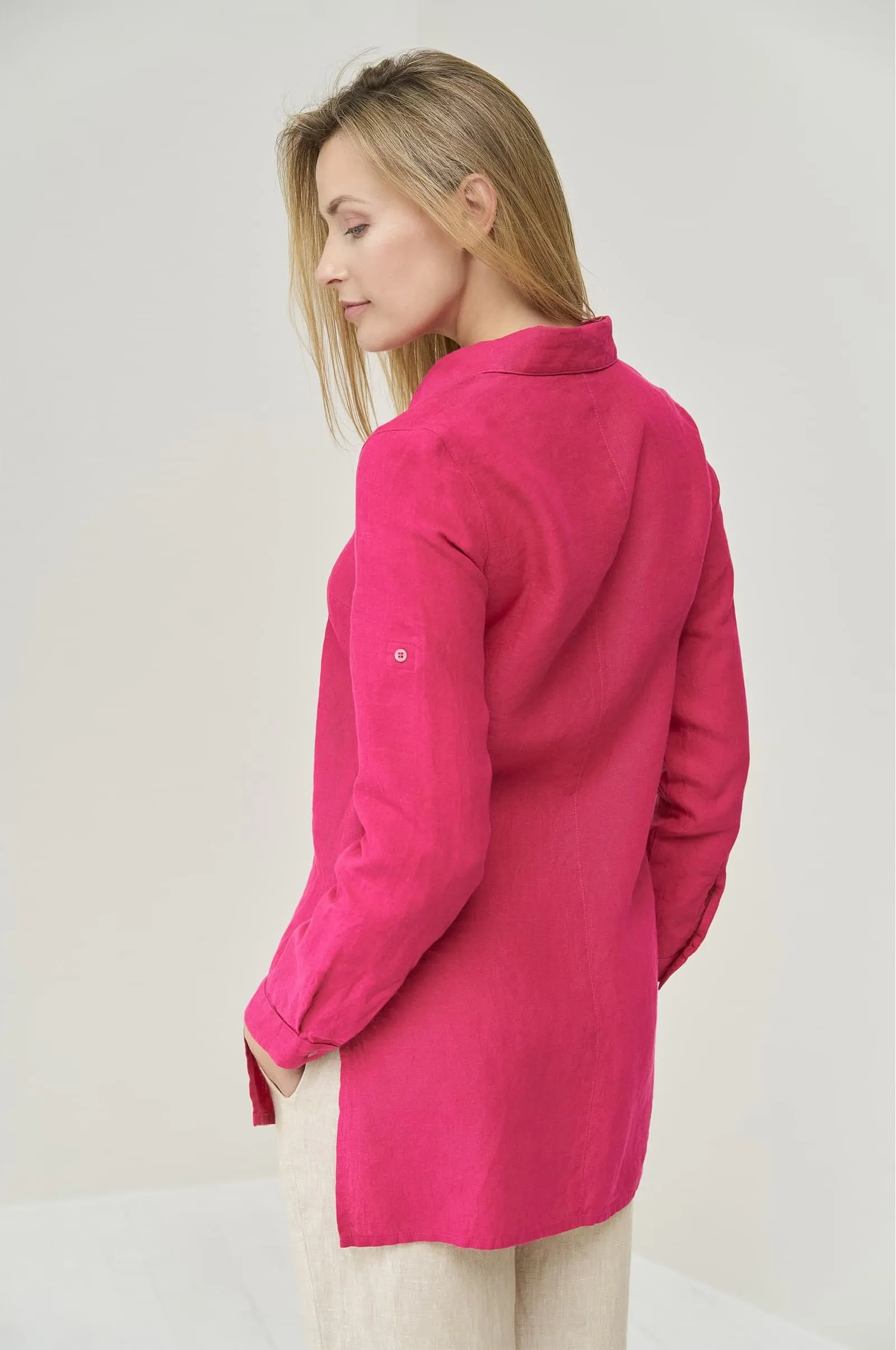 Soft linen shirt Kelly