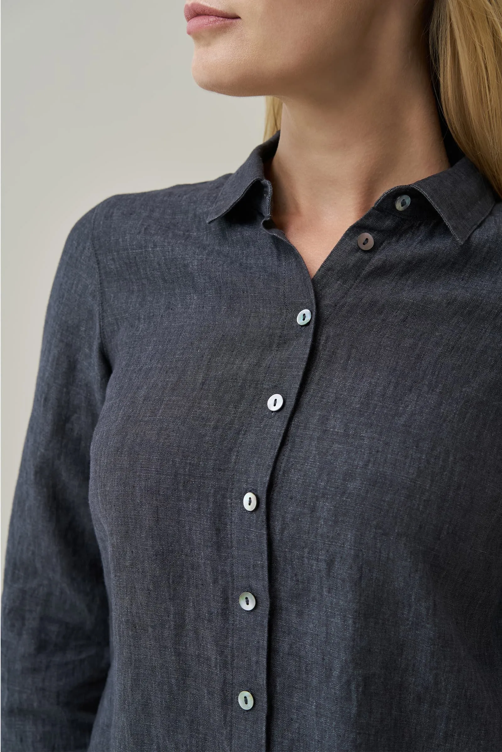 Soft linen shirt Kelly