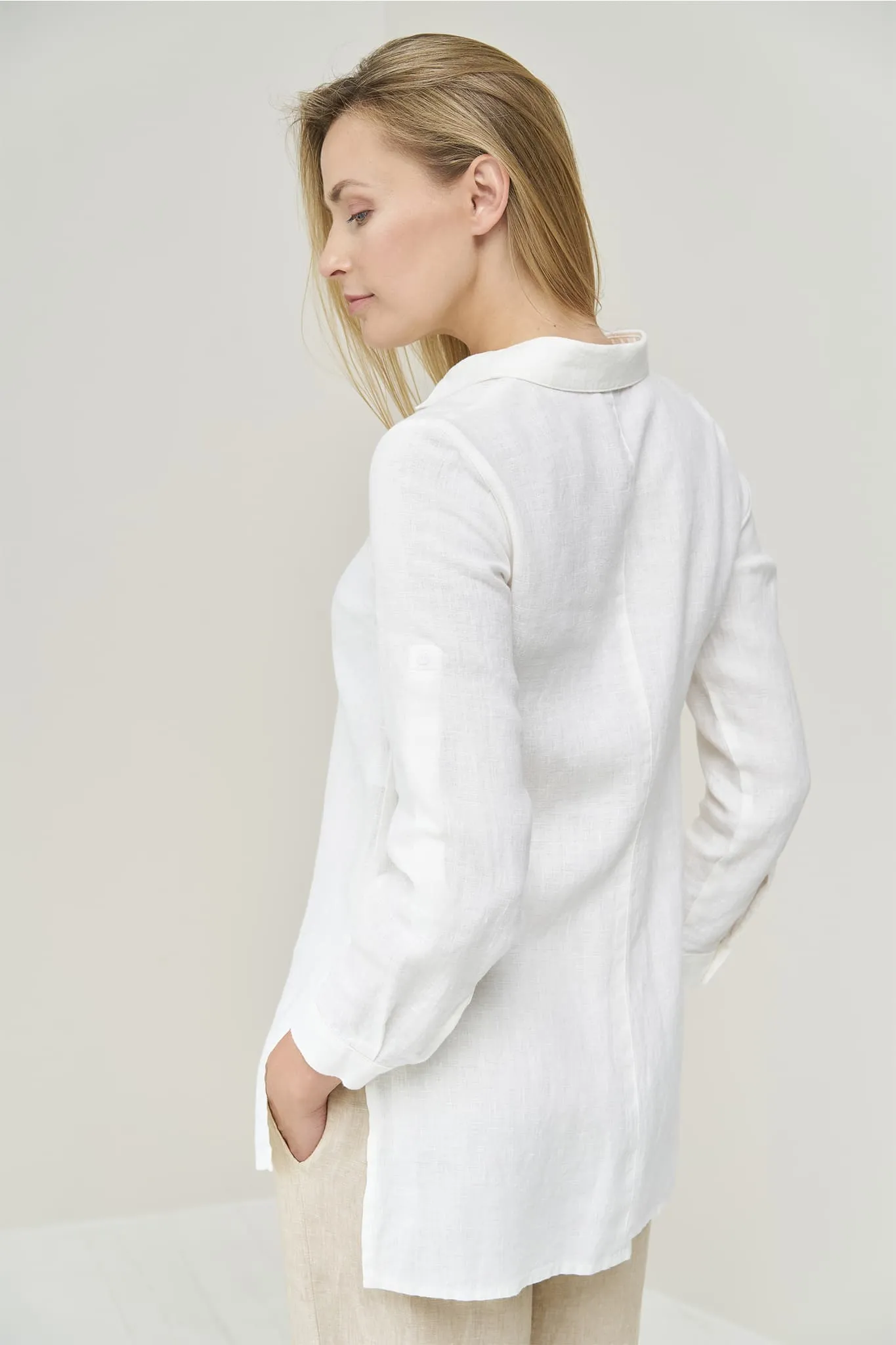 Soft linen shirt Kelly