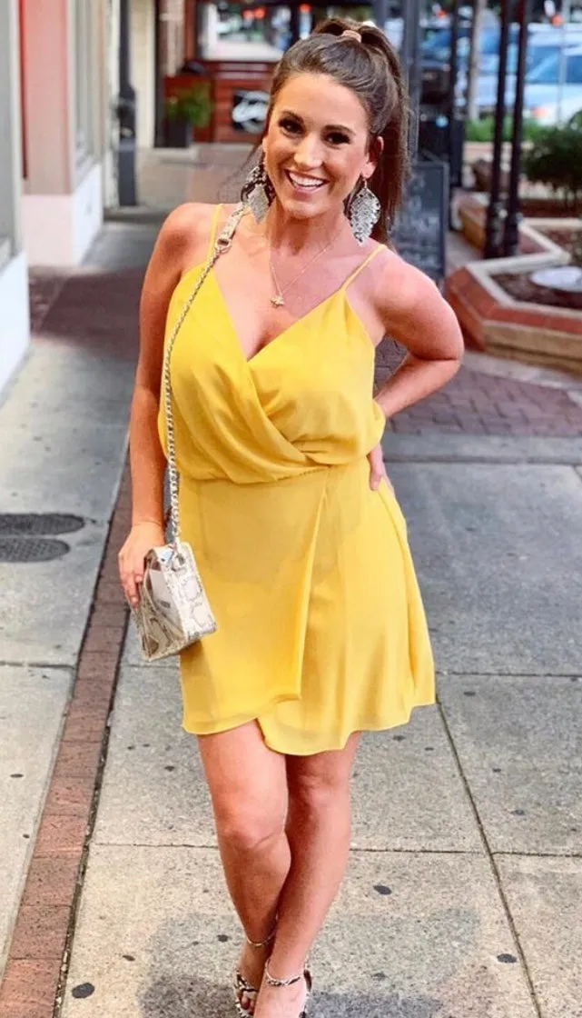 Spaghetti Wrap Dress