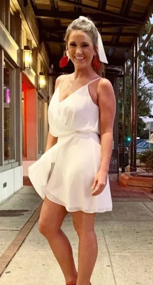 Spaghetti Wrap Dress