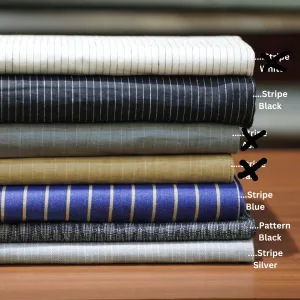 Striped Linen fabric by the meter or yard
