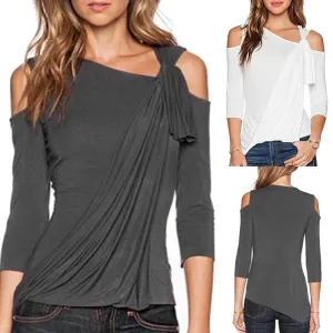 Summer Loose Off Shoulder Casual Tops