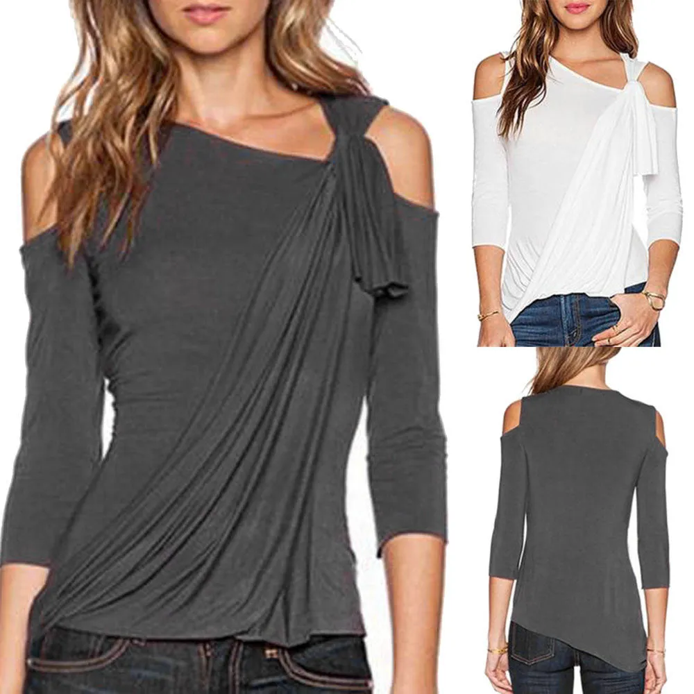 Summer Loose Off Shoulder Casual Tops