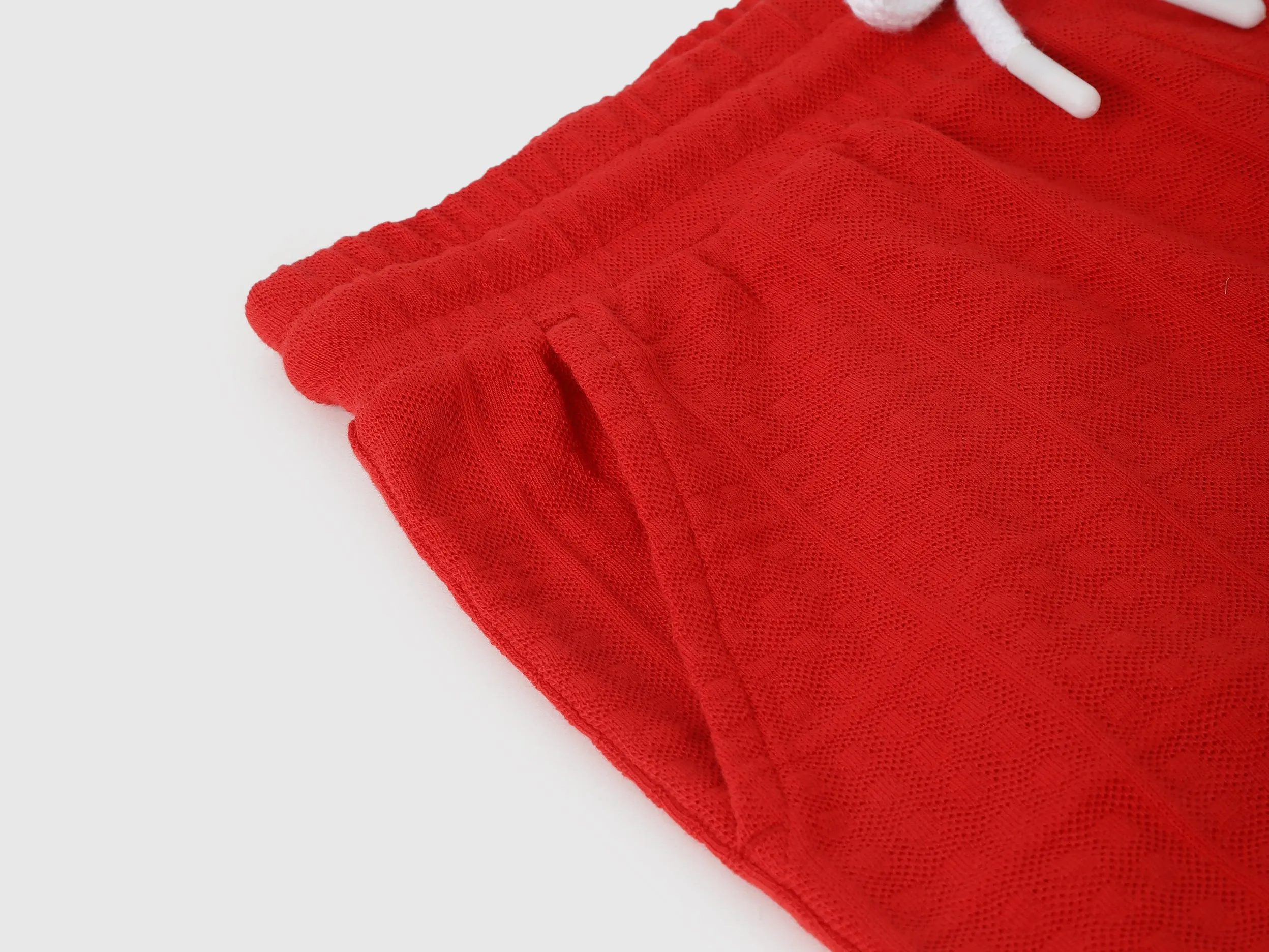 Textured Pattern Shorts