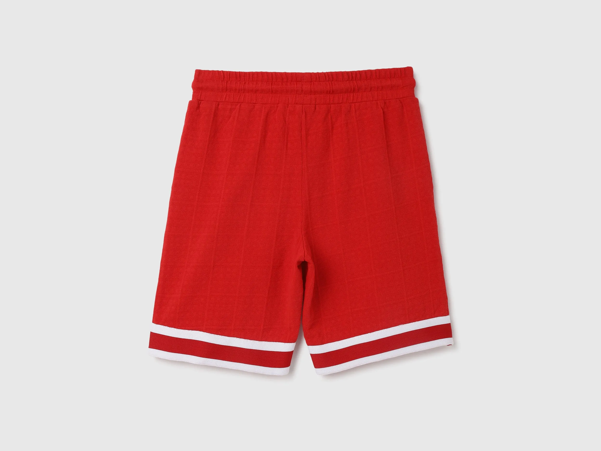 Textured Pattern Shorts