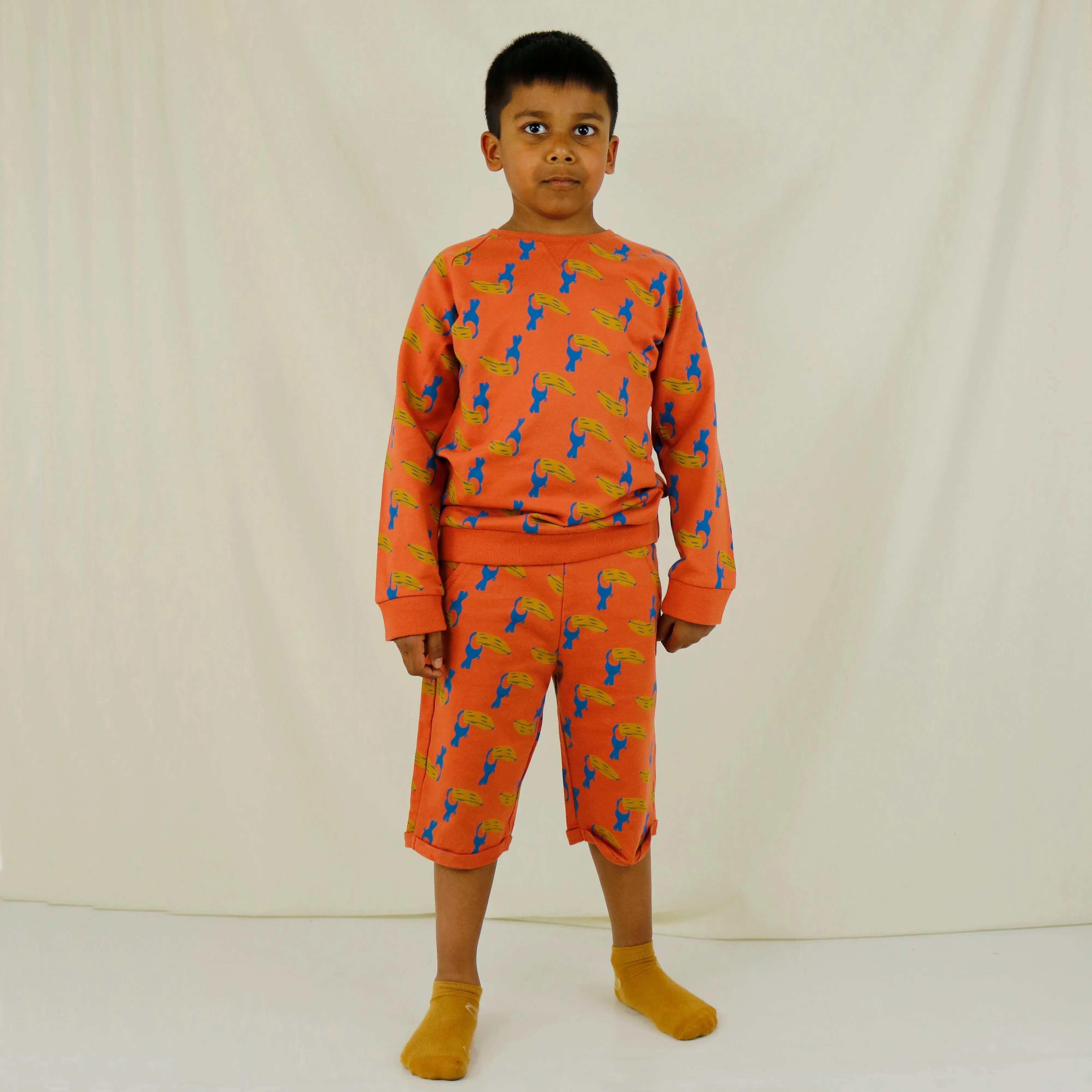 Toucan Banana All Over Print Unisex Bermuda