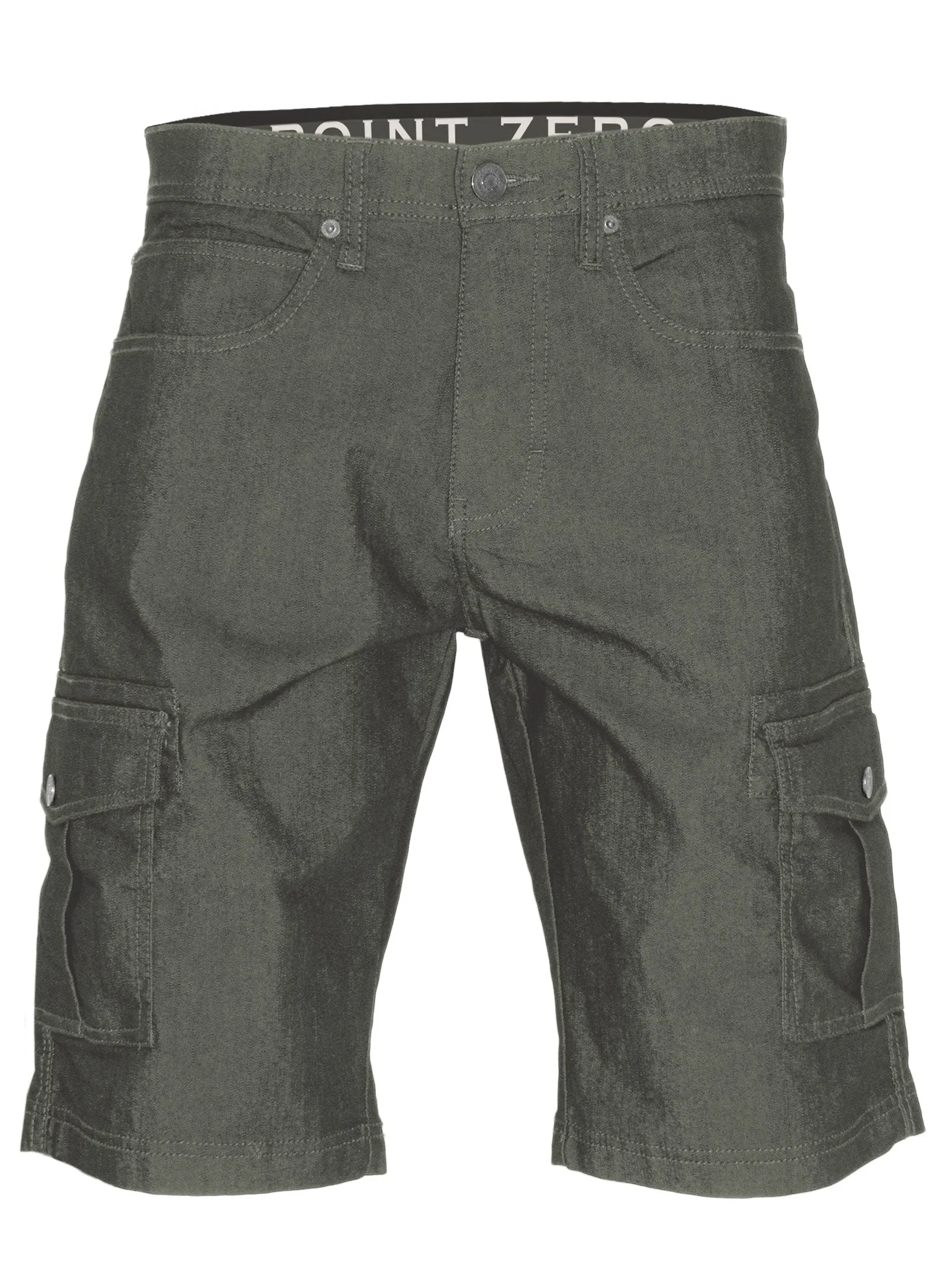 VANCE | Stretch Slub Twill Cargo Shorts|| VANCE | Short Cargo En Sergé Extensible À Texture Slub