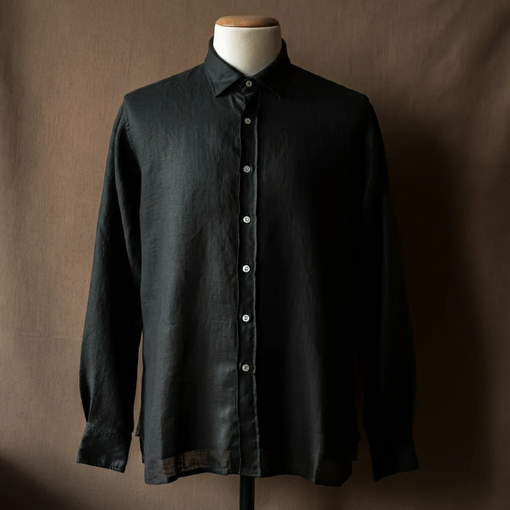 Women's Fall Heavy Linen Shirt WILLOW (180-200 GSM)