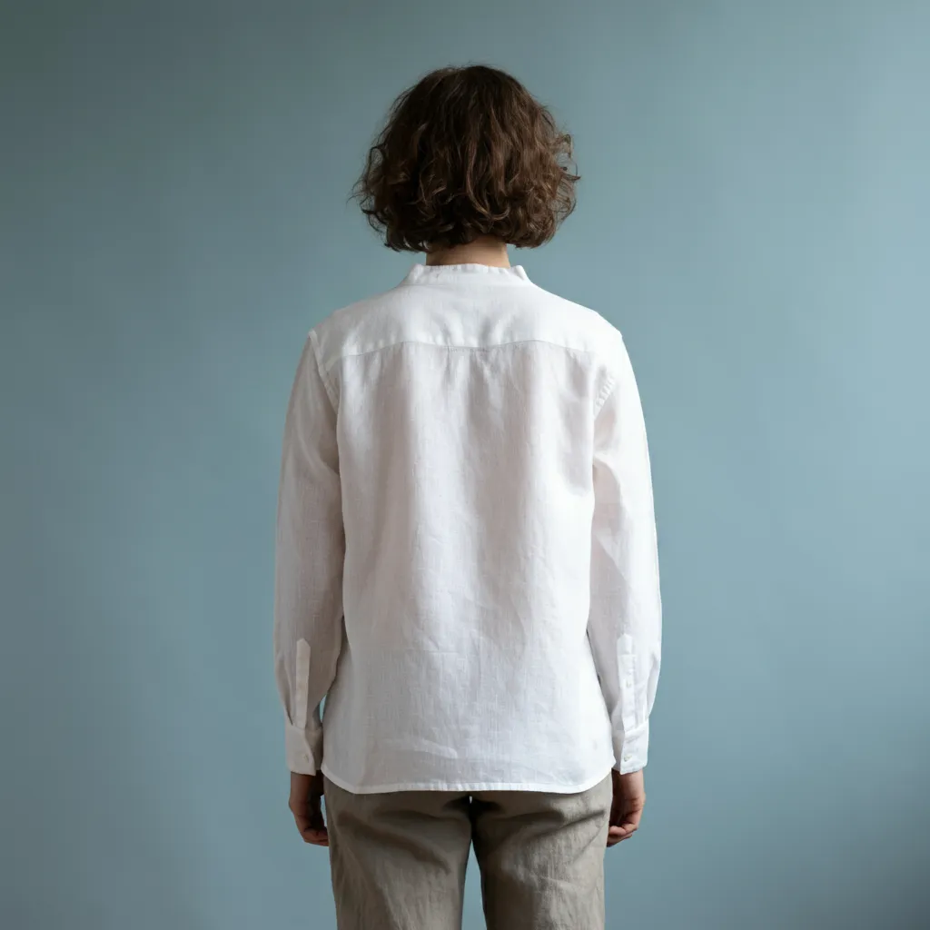 Women's Fall Heavy Linen Shirt WILLOW (180-200 GSM)