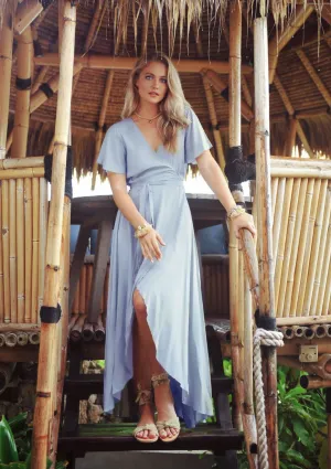 Wrap Dress Dani Baby Blue