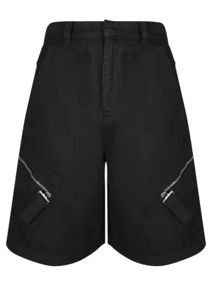 Zippered brown bermuda short