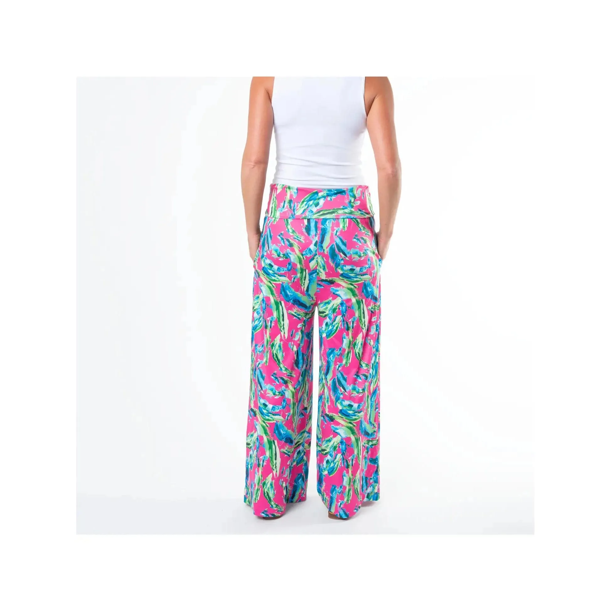 Zola Wide Leg Palazzo Pant with Tummy Control